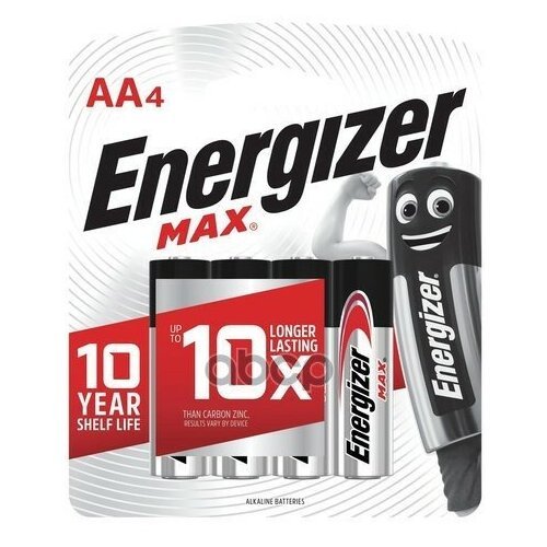 Батарейка Lr06 Energizer (Aa-Пальчиковые) 4 Шт. Max *** Energizer арт. E300157105