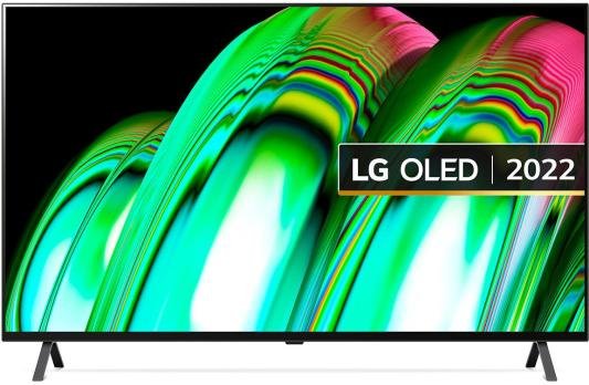 Телевизор LG OLED65A26LA.ARUB черный