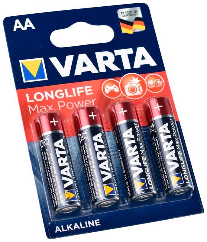 Батарейка VARTA LONGLIFE MAX P. AA бл.4