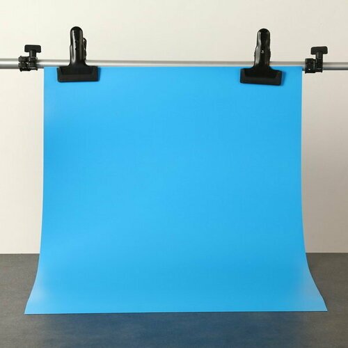 Фотофон для предметной съёмки 'Голубой' ПВХ, 50 x 70 см