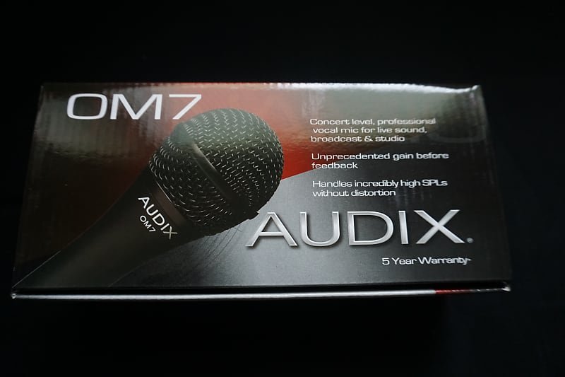 Динамический вокальный микрофон Audix OM7 Handheld Hypercardioid Dynamic Vocal Microphone