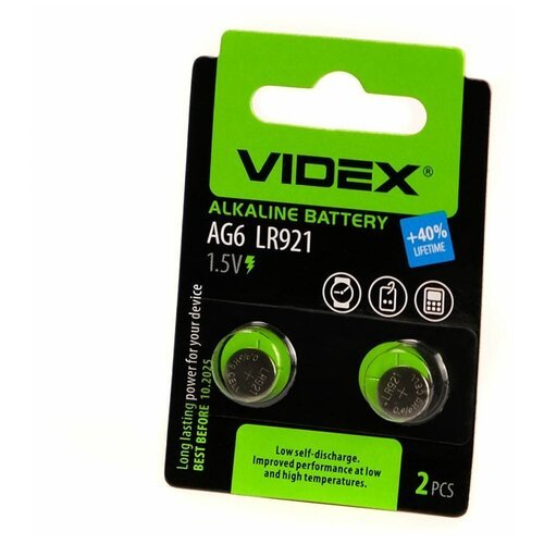 Щелочная-алкалиновая батарейка Videx VID-AG06-2BC