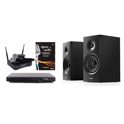 Домашняя караоке система с микрофонами и акустикой SkyDisco Karaoke Home Set+R1042BT