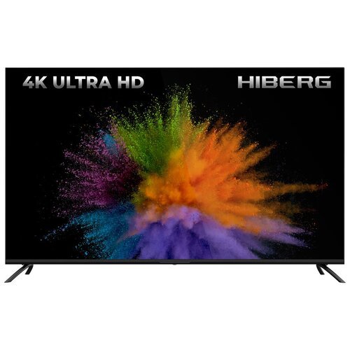 Телевизор HIBERG 50Y UHD-R, диагональ 50 дюймов, Ultra HD 4K, HDR, Smart TV, голосовое управление Алиса