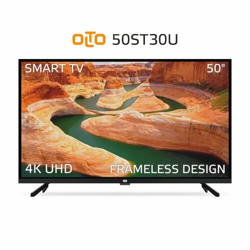 Телевизор OLTO 50ST30U, SMART (Android), черный