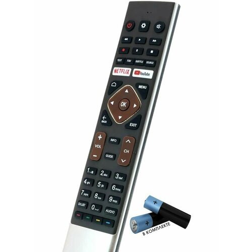 Пульт для телевизора Haier 58 Smart TV BX (Вариант без голосового управления, батарейки в комплекте)