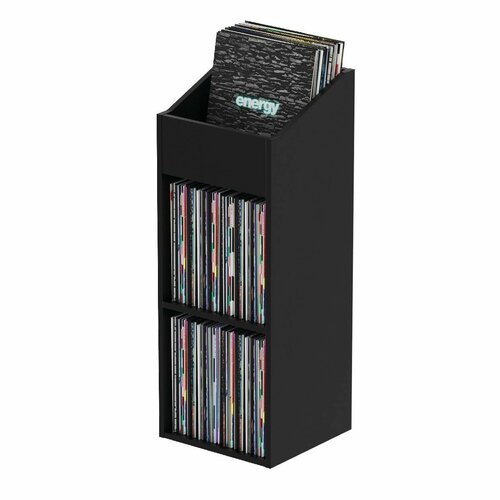 Glorious Record Rack 330 Black стойка для виниловых пластинок, вместимость до 330 шт, цвет чёрный