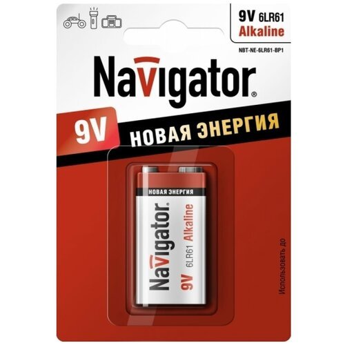 Батарейка Navigator 94 756 NBT-NE-6LR61-BP1