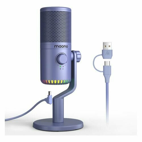 Микрофон MAONO DM30, фиолетовый