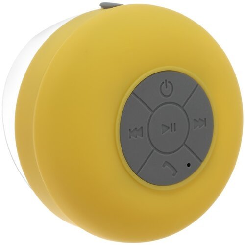 Портативная акустика Luazon LPCK-06, на присоске, 3 Вт, жёлтый