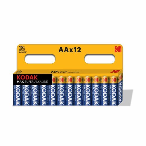 Алкалиновые батарейки Kodak LR03/AA, 12 шт.