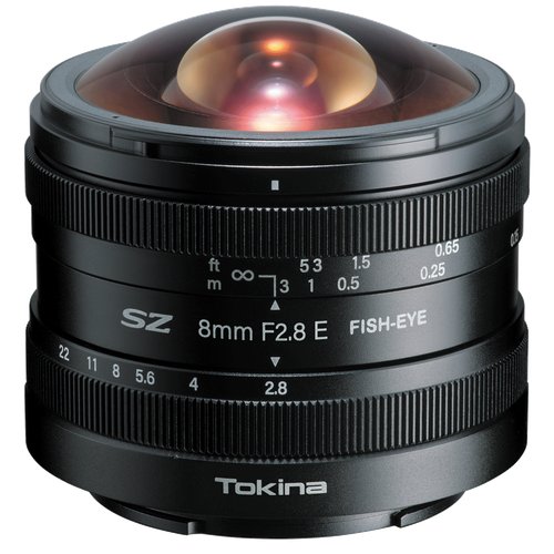 Объектив Tokina SZ 8mm F2.8 E FISH-EYE Sony E, черный
