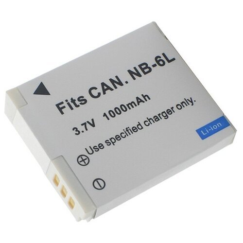 Аккумулятор NB-6L для фотоаппарата Canon Digital IXUS 85 IS, 95 IS, 200 IS, 105, 210, 300 HS, 310 HS, IXY 200F, 10S, 30S, 31S