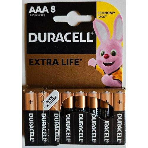 Батарейки DURACELL ААА (LR03) 8 штук