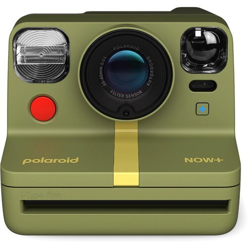 Polaroid Now+ Generation 2 i-Type Instant Camera + 5 lens filters (Green)